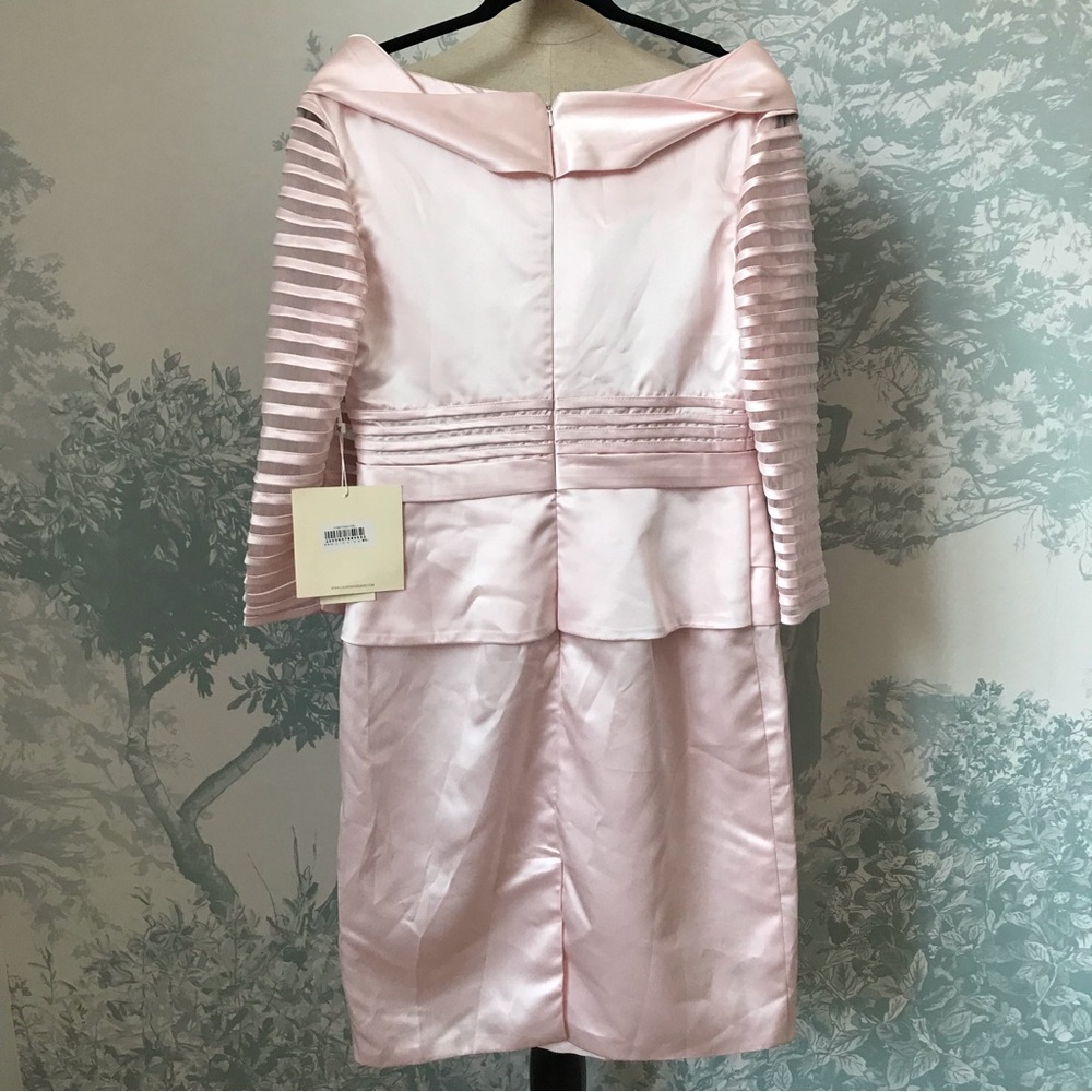 NWT Lanting Bride Pink Satin Dress - Picture 2 of 12